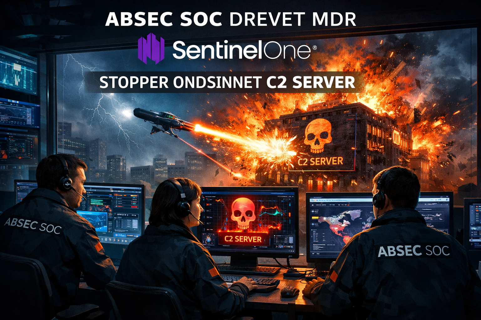 Absec MDR & SentinelOne stopper C2 Server